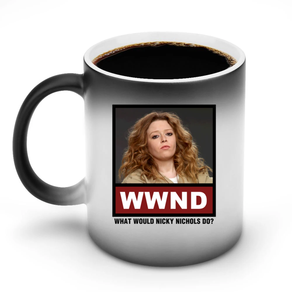 What Would Nicky Nichols Do WWND Orange is the New Black Discoloration Mug