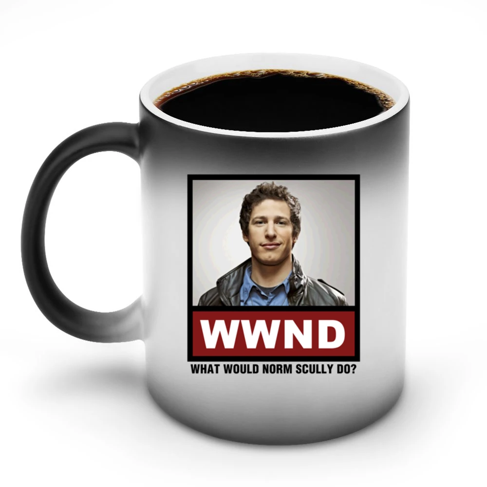 What Would Norm Scully Do WWND Brooklyn Nine Nine Discoloration Mug