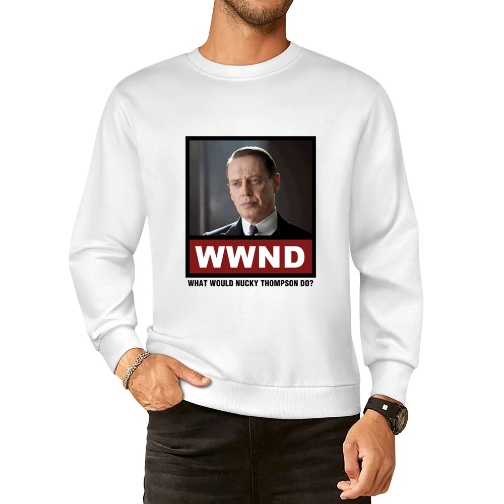 What Would Nucky Thompson Do WWND Boardwalk Empire European Size Pullover Sweater