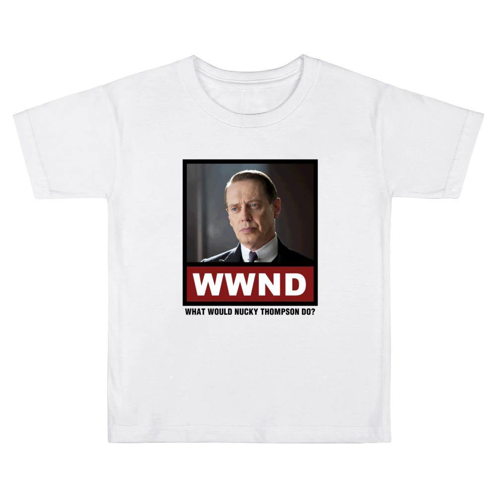 What Would Nucky Thompson Do WWND Boardwalk Empire Kids Boys Girls T-Shirt