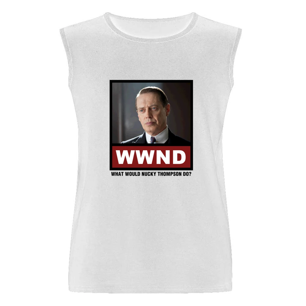 What Would Nucky Thompson Do WWND Boardwalk Empire Men Sleeveless T-Shirt