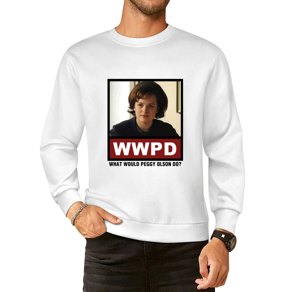 What Would Peggy Olson Do WWPD Mad Men European Size Pullover Sweater