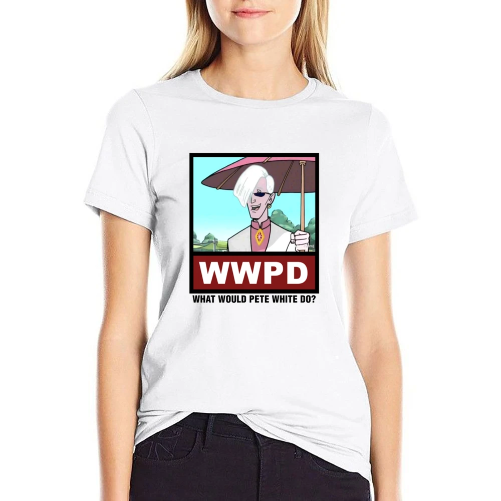 What Would Pete White Do WWPD The Venture Bros US Size Women Ladies T-shirt