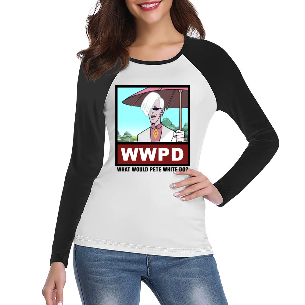 What Would Pete White Do WWPD The Venture Bros Women Ladies Long Sleeve T-Shirt