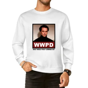 What Would Philip Jennings Do WWPD The Americans European Size Pullover Sweater
