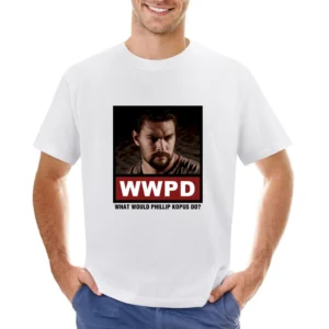 What Would Phillip Kopus Do WWPD The Red Road Asian Size Men T-Shirt