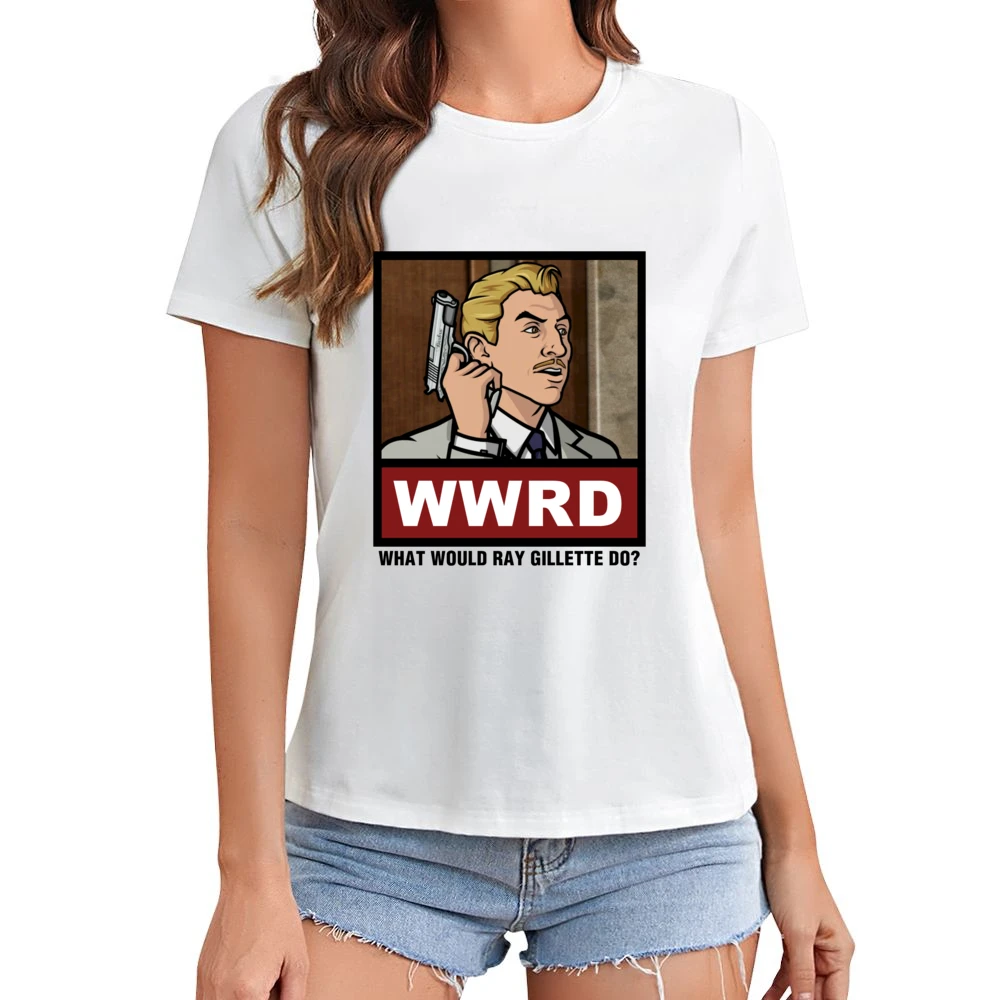 What Would Ray Gillette Do WWRD Archer Asian Size Women Ladies T-shirt