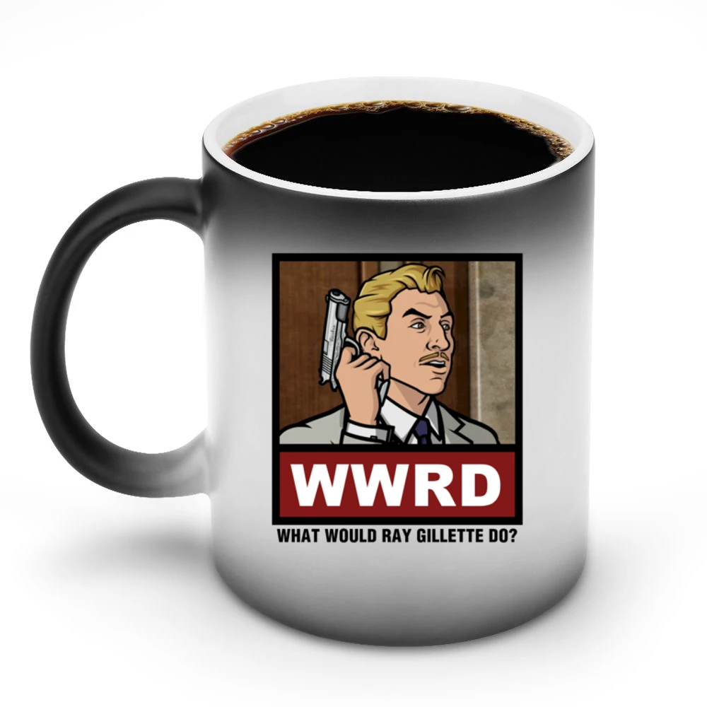 What Would Ray Gillette Do WWRD Archer Discoloration Mug