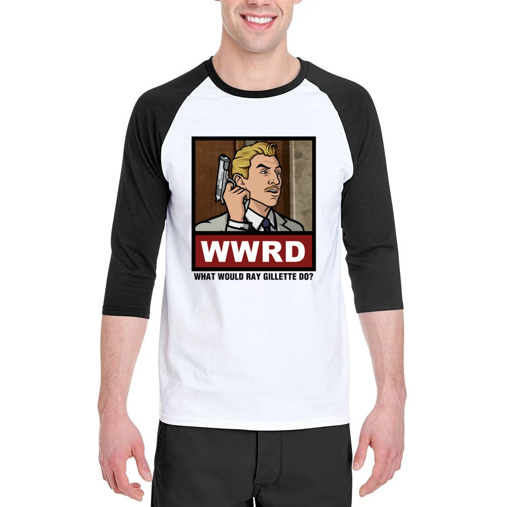 What Would Ray Gillette Do WWRD Archer Men 3/4 Sleeve T-Shirt
