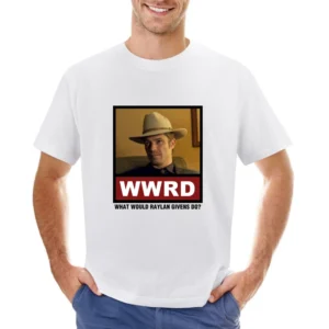 What Would Raylan Givens Do WWRD Justified Asian Size Men T-Shirt