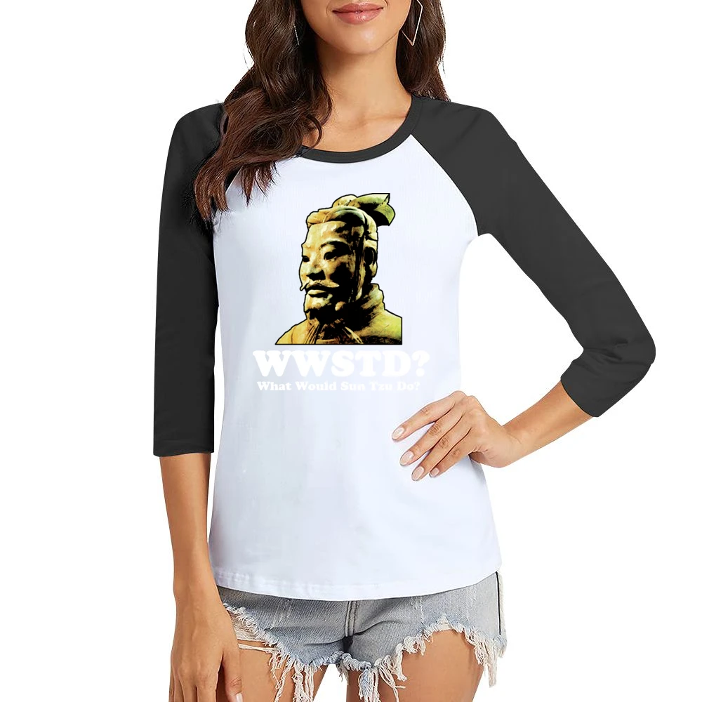 What Would Sun Tzu Do Women Ladies 3-4 Sleeve T-Shirt