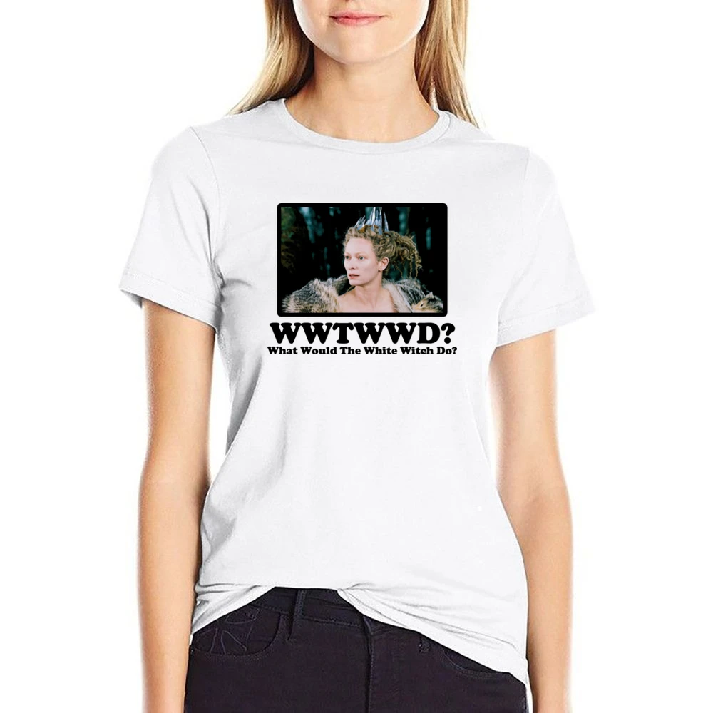 What Would The White Witch Do US Size Women Ladies T-shirt