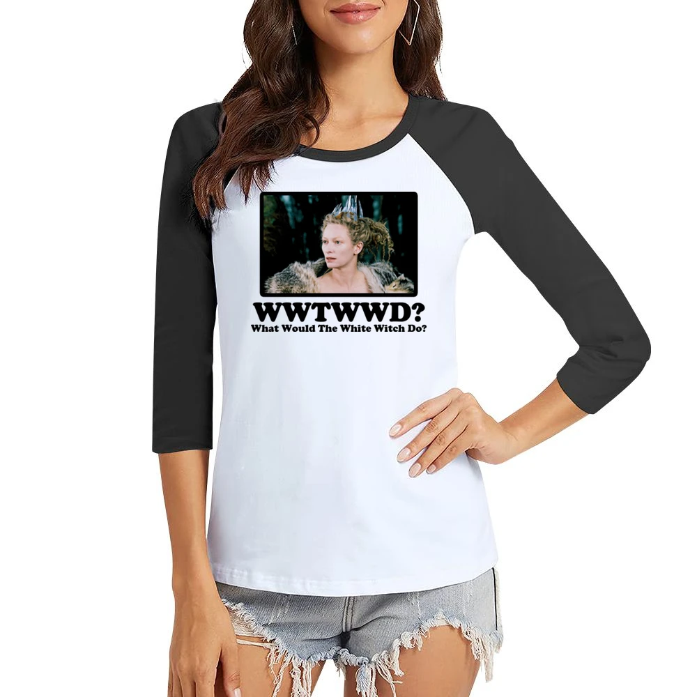 What Would The White Witch Do Women Ladies 3-4 Sleeve T-Shirt