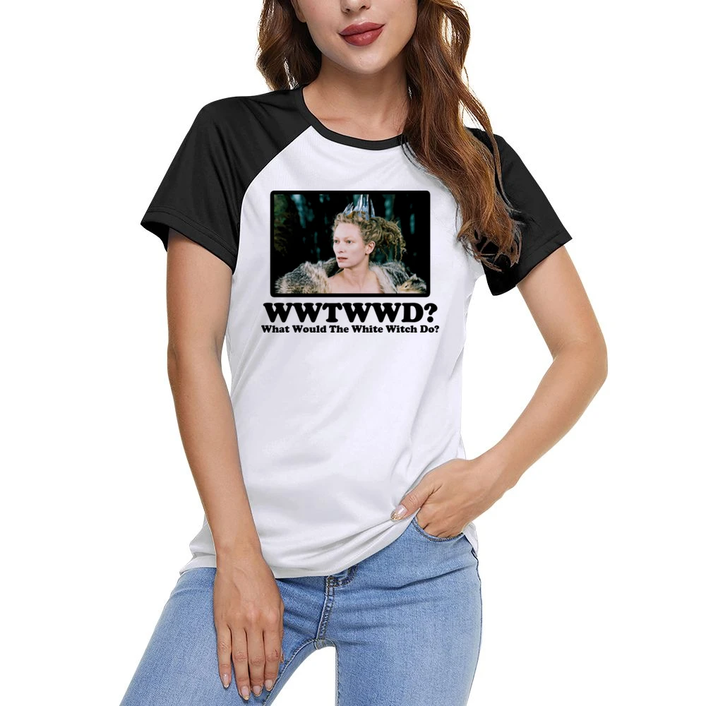 What Would The White Witch Do Women Ladies Short Sleeve T-Shirt