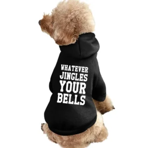 Whatever Jingles Your Bells Funny Holiday Tee Shirt Pet Apparel Clothes