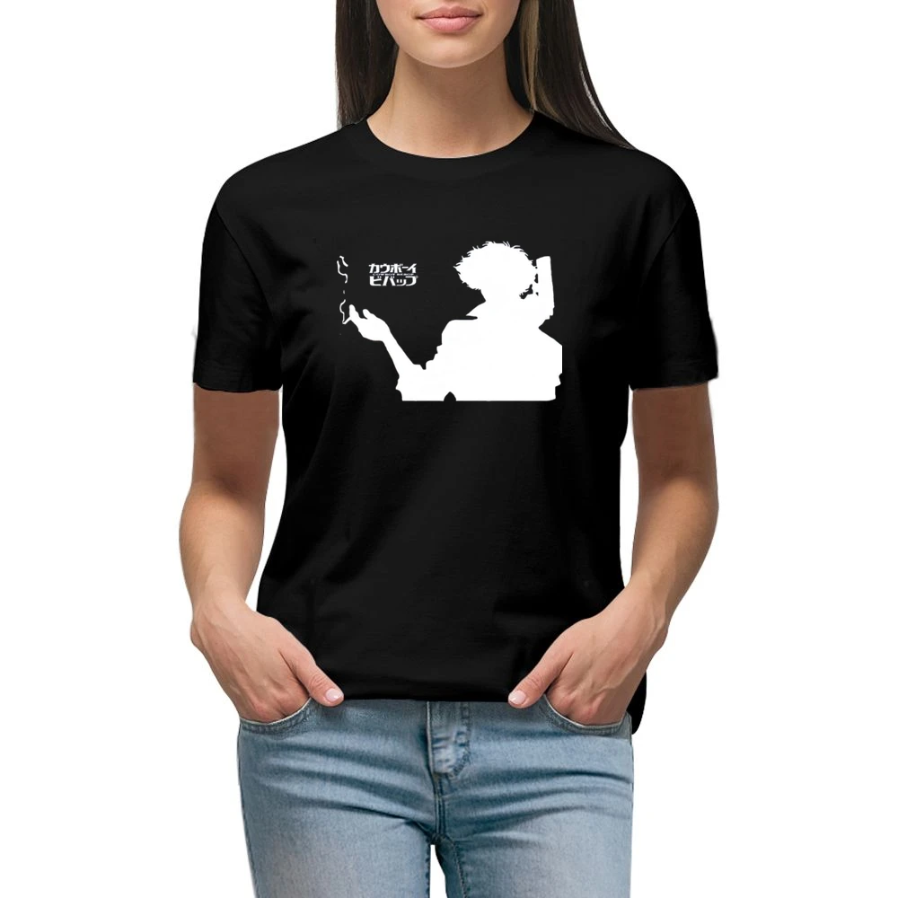 Whatever happens cowboy Bebop smoking spike spiegel bounty hunter T Sh Premium Women Ladies T-shirt