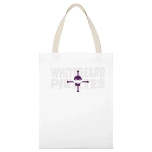Whitebeard pirates shirohige kaizoku One piece anime manga Eichiro od White Canvas Tote Shopping Bag
