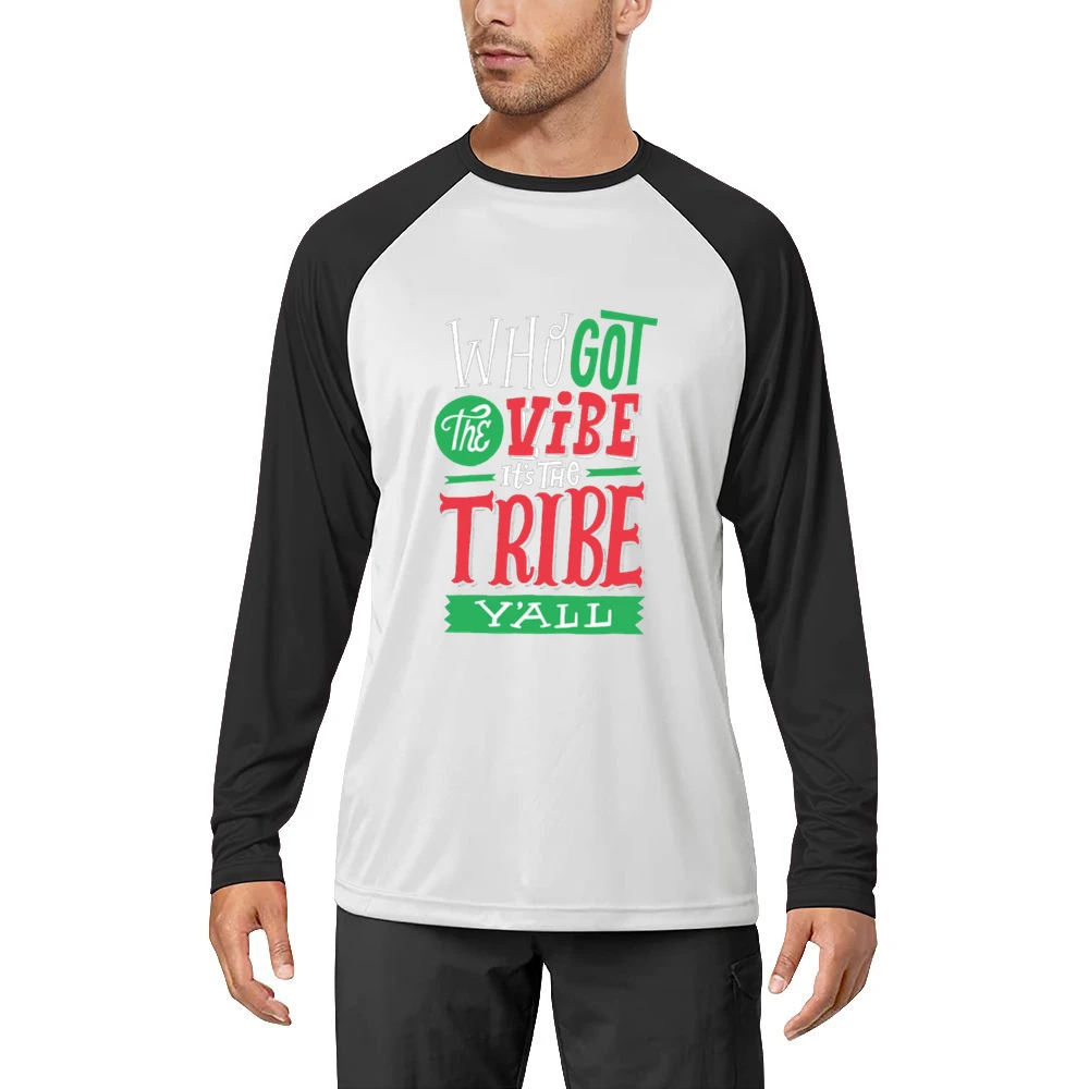 Who Got The Vibe It's The Tribe Y'all Men Long Sleeve T-Shirt