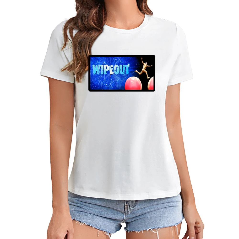 Wipeout TV Show Asian Size Women Ladies T-shirt