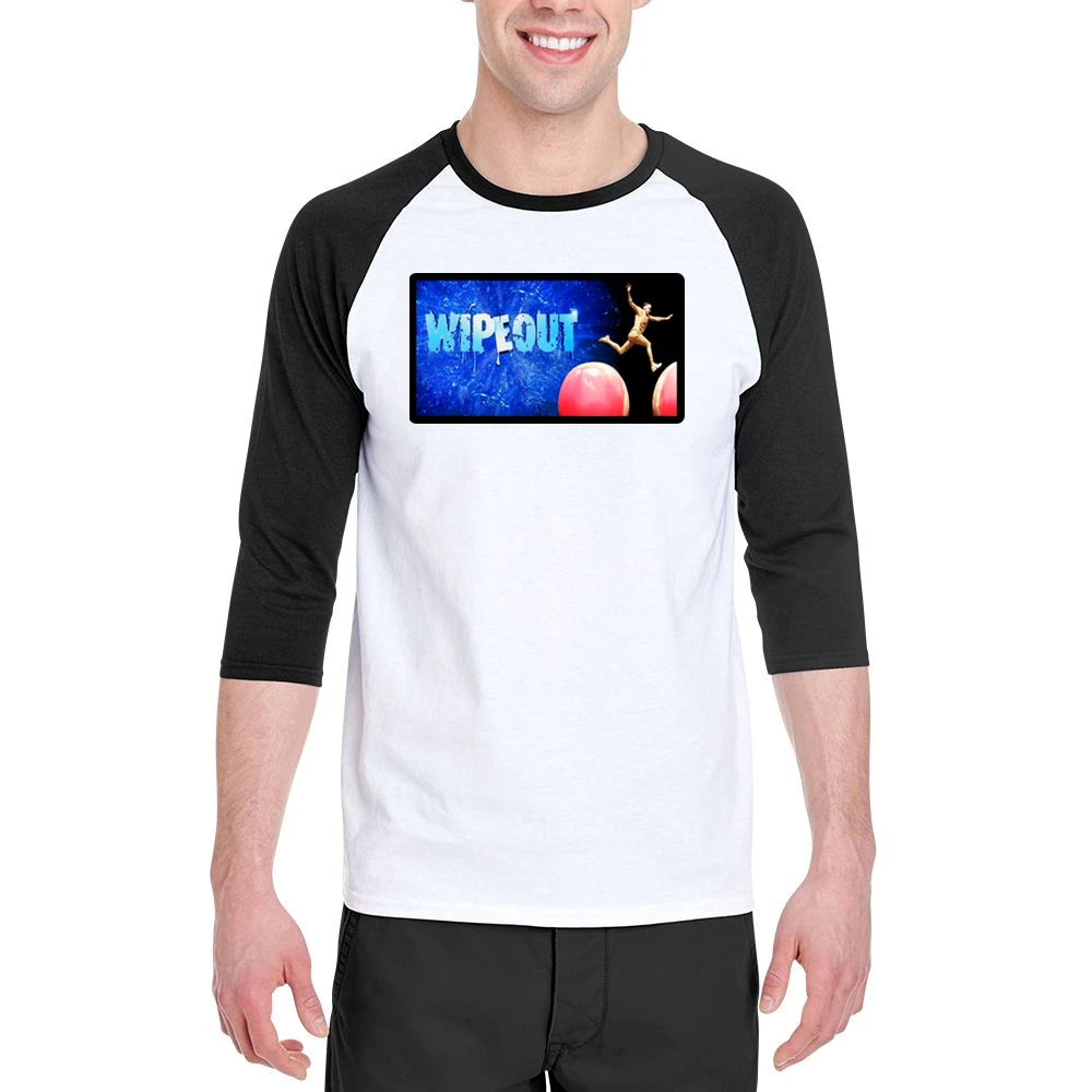 Wipeout TV Show Men 3/4 Sleeve T-Shirt
