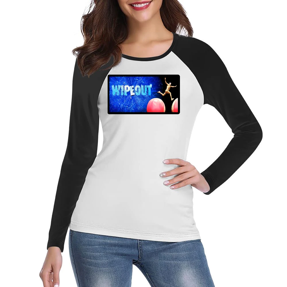 Wipeout TV Show Women Ladies Long Sleeve T-Shirt