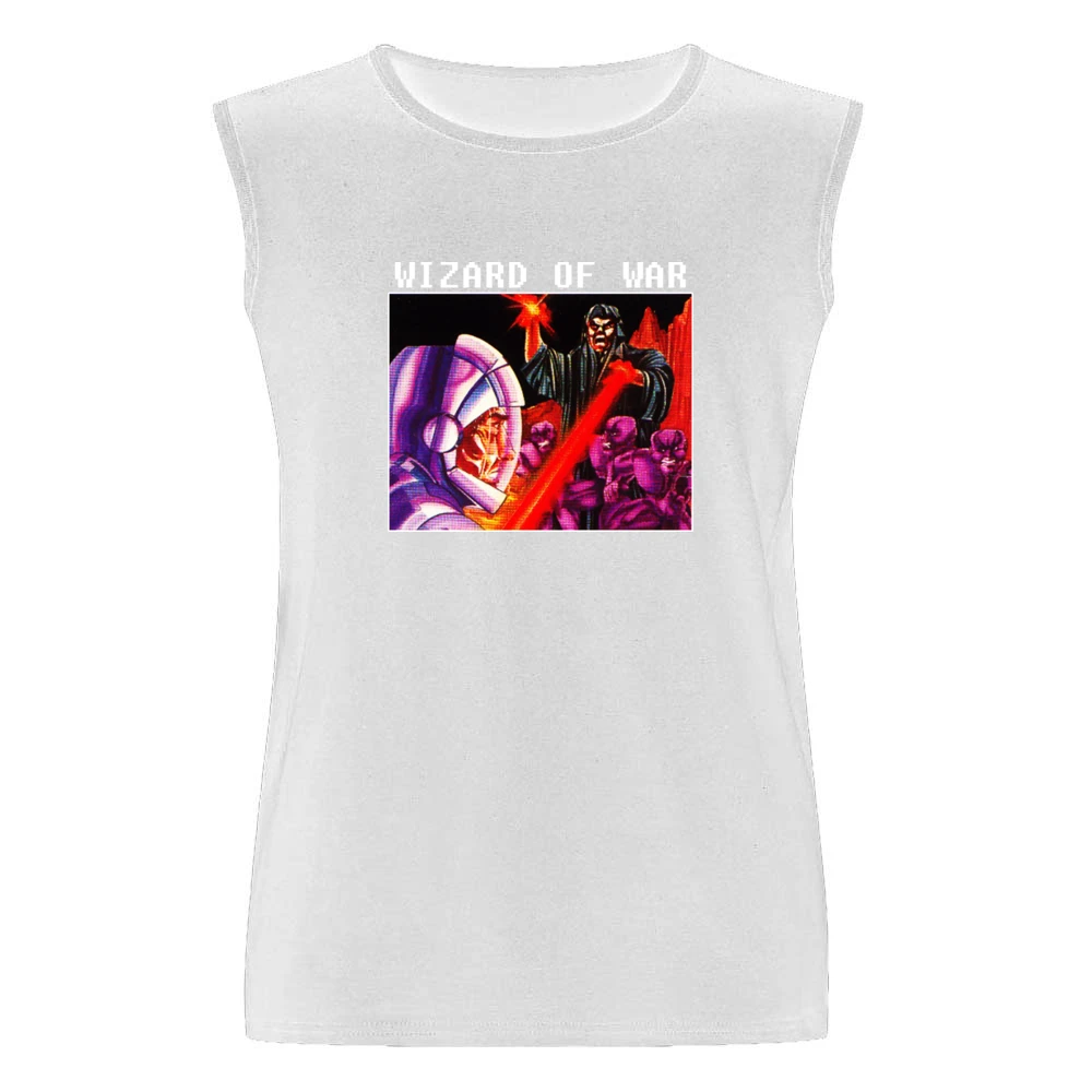 Wizard Of War Video Game Retro 80s Men Sleeveless T-Shirt