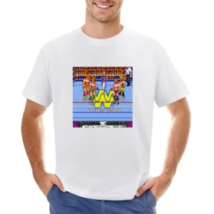 Wrestling Video Game Tshirt Asian Size Men T-Shirt