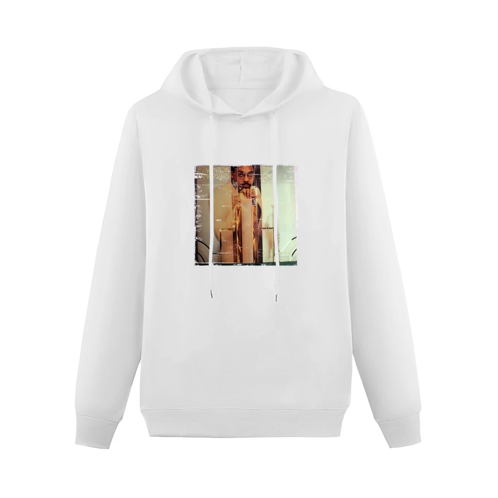 Wynton Marsalis Think Of One Album Cover Distressed Image Men Hoodie Without Pocket