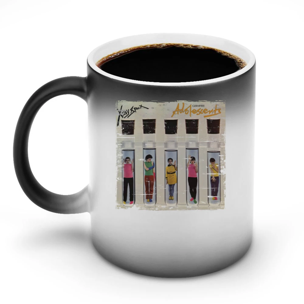 X Ray Spex Germ Free Adolescents Album Cover Distressed Image Discoloration Mug