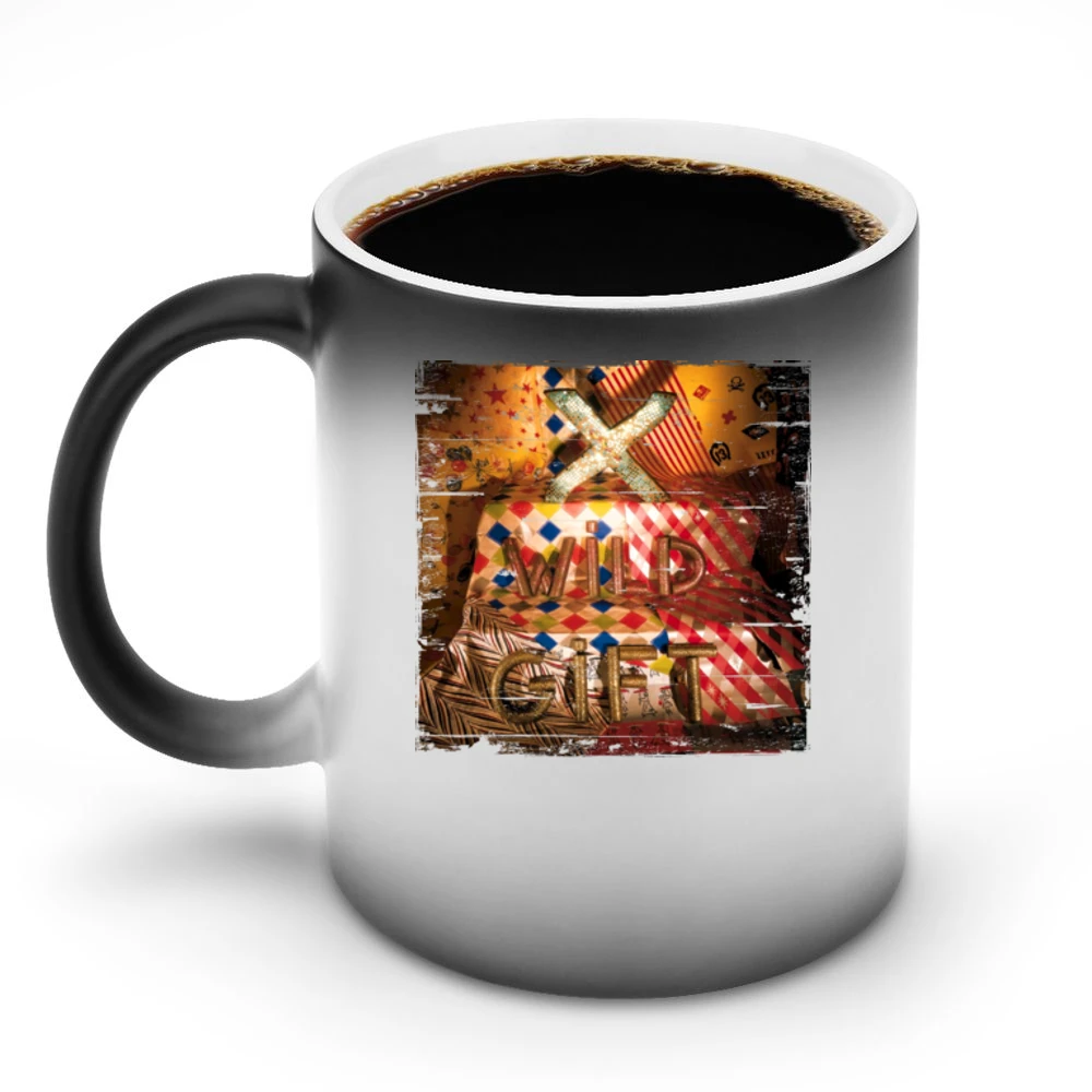 X Wild Gift Album Cover Distressed Image Discoloration Mug