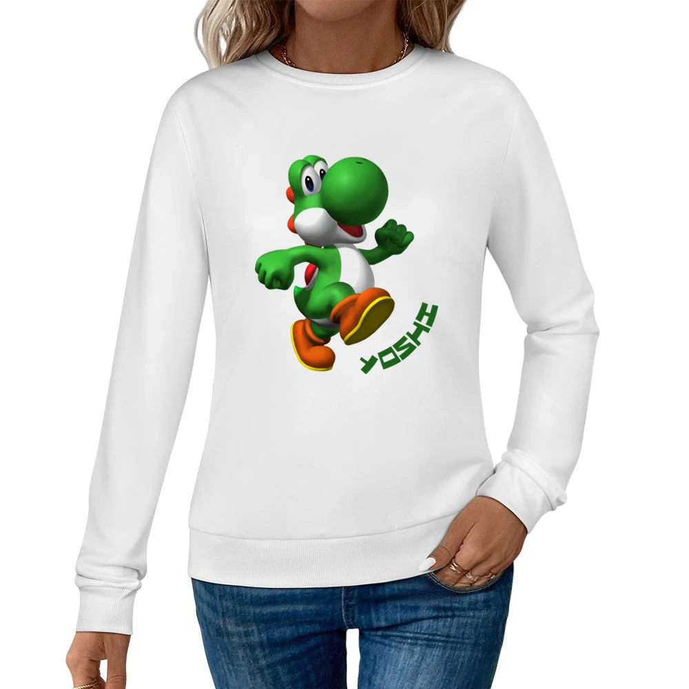 Yoshi Video Game Women Pullover Sweatshirt