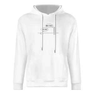 You Rock ! You Rule funny rock and rule humor jokes European Size Men Hoodie