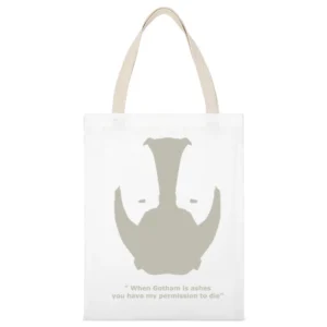 You have my permission to Die - Bane batman dark night rise White Canvas Tote Shopping Bag