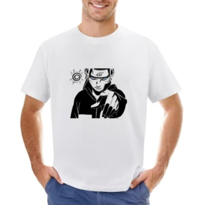 You - uzumaki pointing finger kurama seal naruto shippuden anime manga Asian Size Men T-Shirt