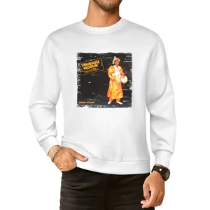 Youssou Ndour Immigres Album Cover Distressed Image European Size Pullover Sweater