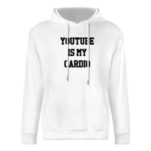 Youtube Is My Cardio Funny Binge Watch Video Graphic European Size Men Hoodie