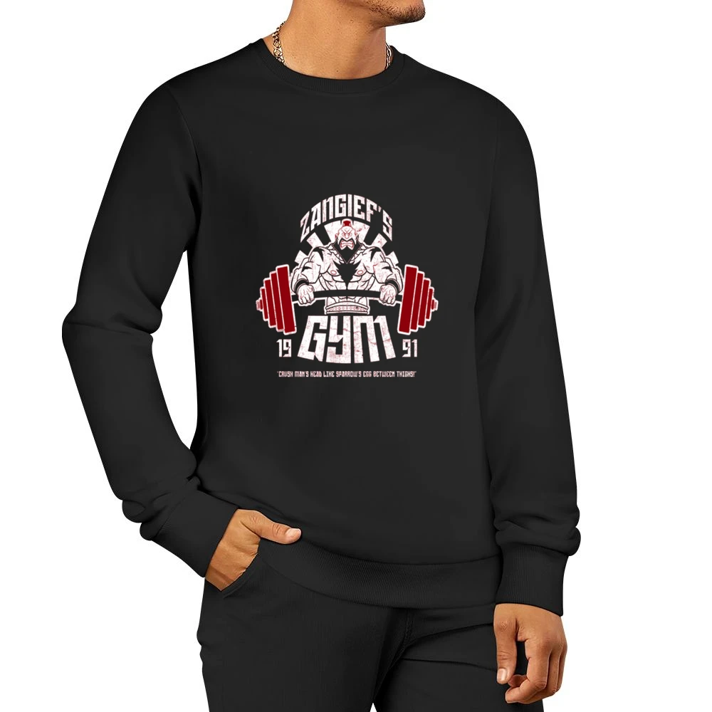 Zangief's Gym Tshirt Men Pullover Sweatshirt