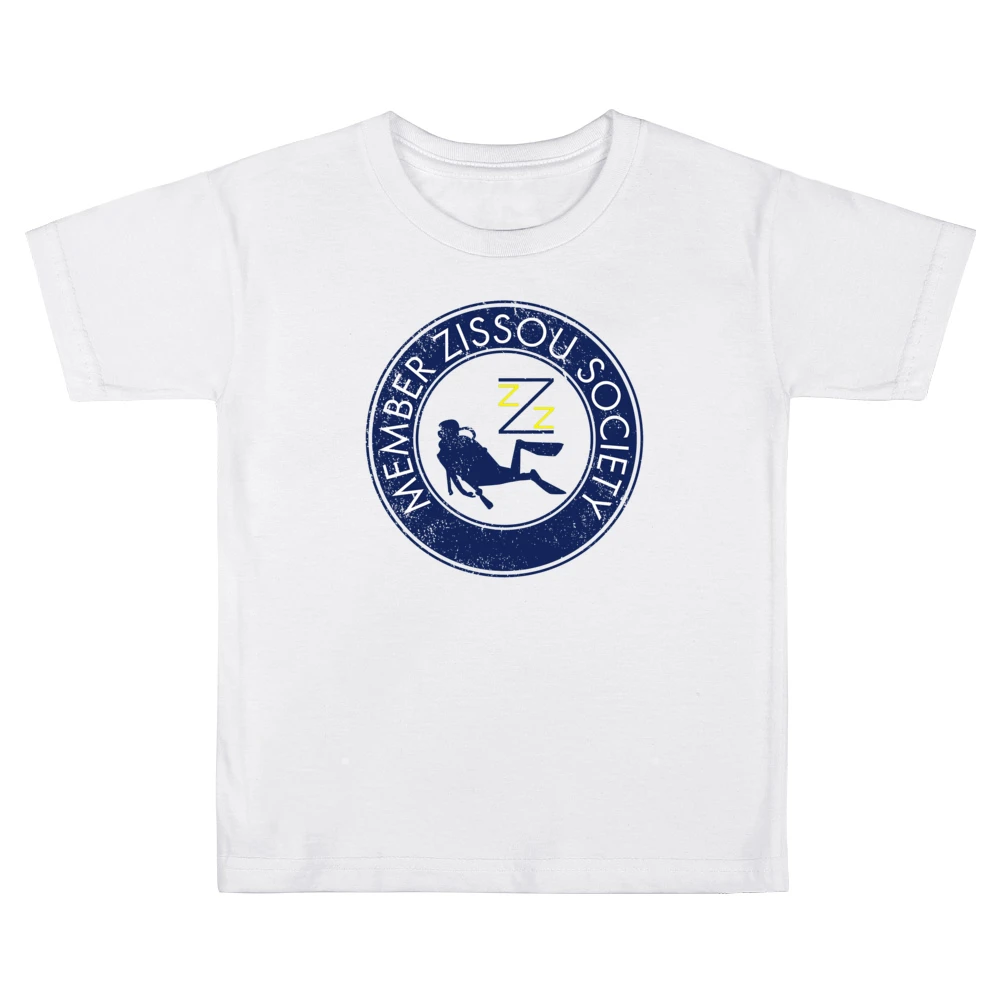Zissou Society Member Life Aquatics Wes Anderson Comedy Movie Fan Vint Kids Boys Girls T-Shirt