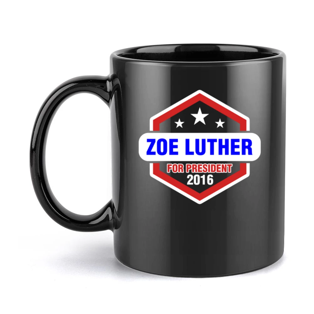 Zoe Luther For President 2016 Luther TV Show Black Mug