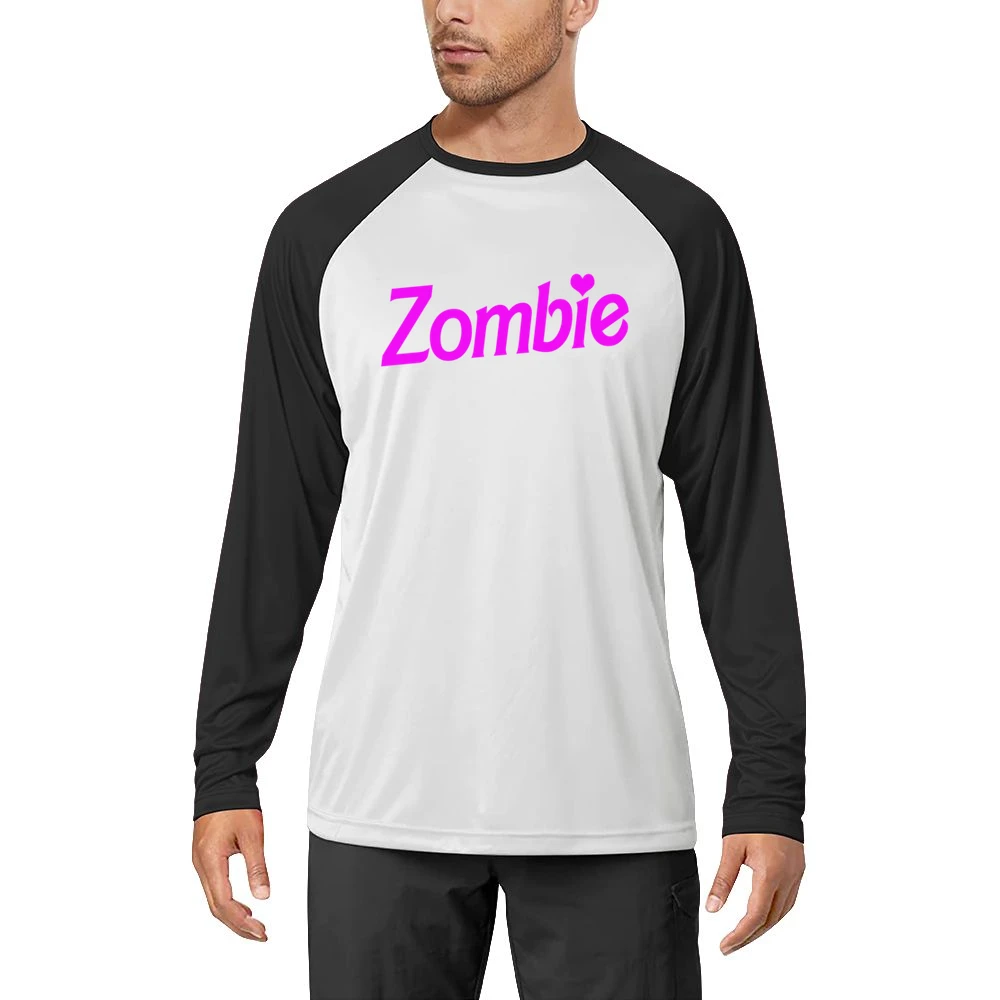 Zombie Fun Halloween Costume Barbie Parody Men Long Sleeve T-Shirt