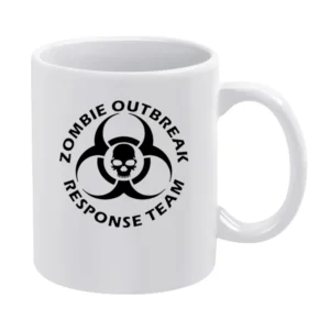 Zombie Outbreak Response Team White Mug