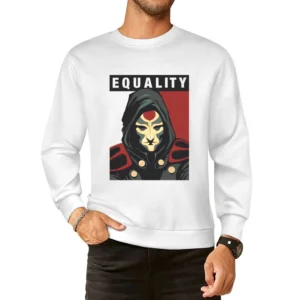 amon for presidentn banders are allowed Avatar korra Fight for equali European Size Pullover Sweater