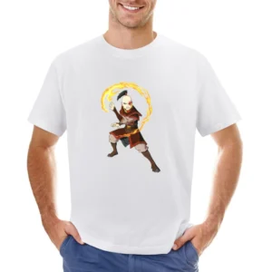 avatar The Last Airbender legend of Aang Fire nation Banished prince Z Asian Size Men T-Shirt