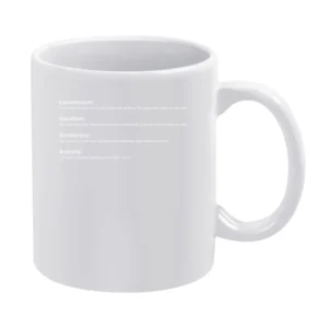 communism milk funny political anarchy cows democracy philosophy T Shi White Mug