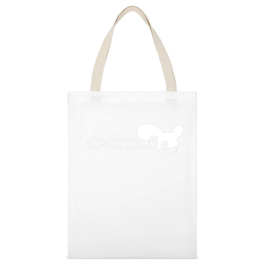 deadmau5 dead mouse electro-house music Disc jockey DJ White Canvas Tote Shopping Bag