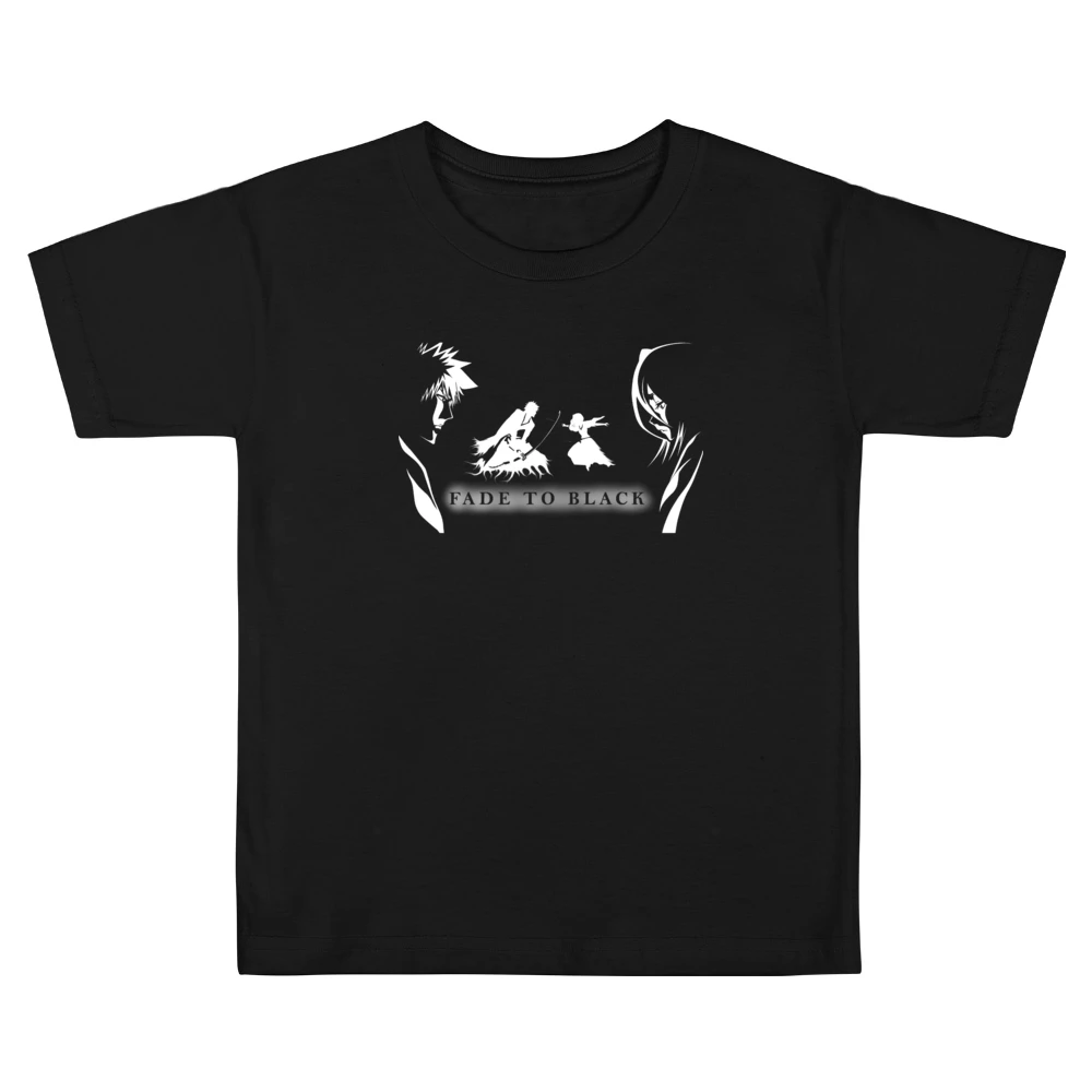 fade to black Ichigo kurosaki kuchiki Rukia Soul society shinigami Sil Kids Boys Girls T-Shirt