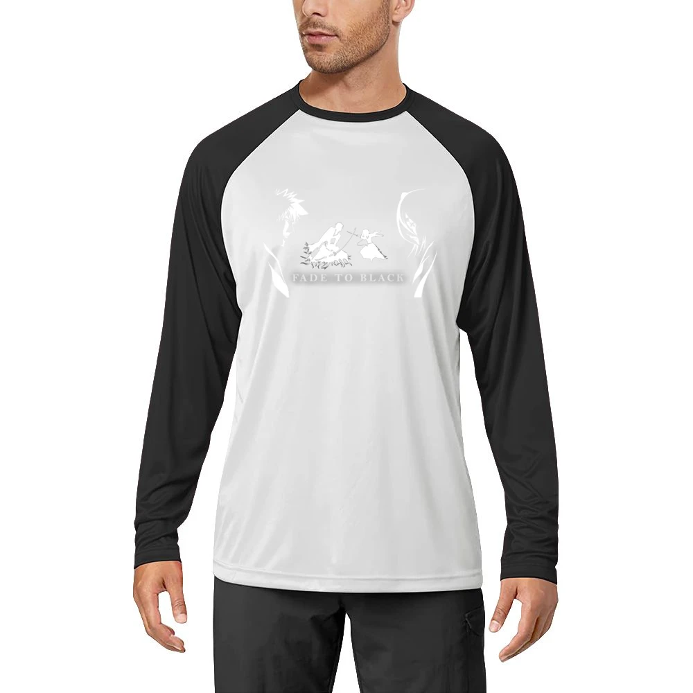 fade to black Ichigo kurosaki kuchiki Rukia Soul society shinigami Sil Men Long Sleeve T-Shirt