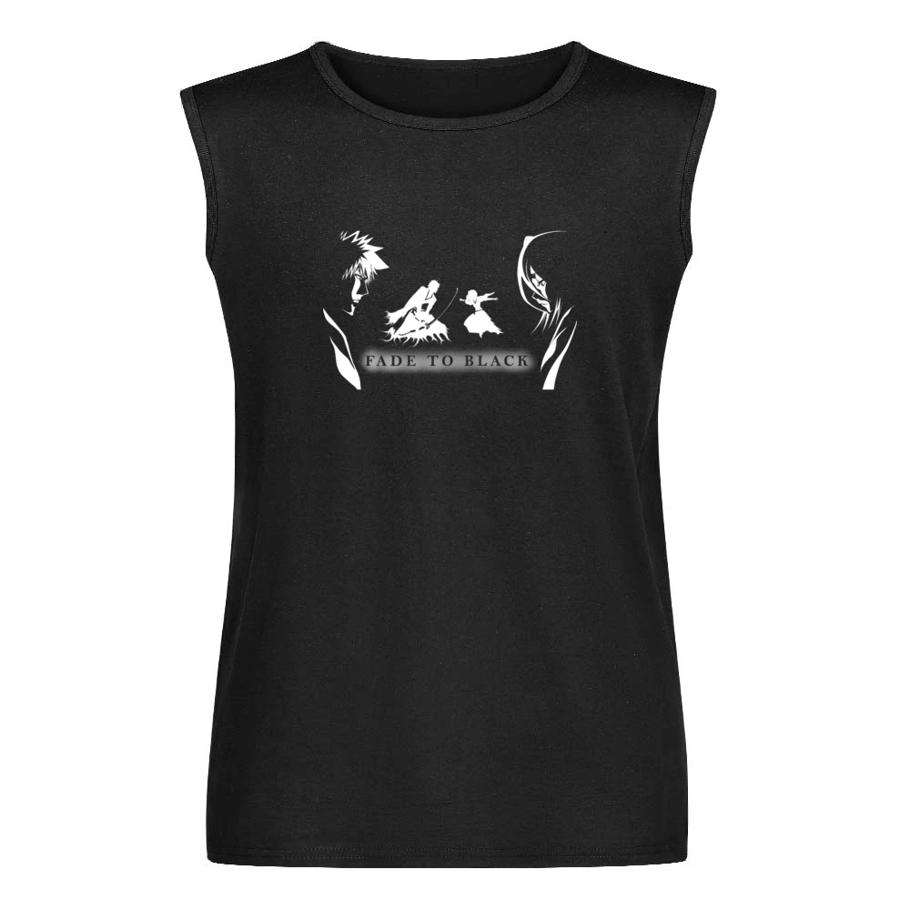 fade to black Ichigo kurosaki kuchiki Rukia Soul society shinigami Sil Men Sleeveless T-Shirt