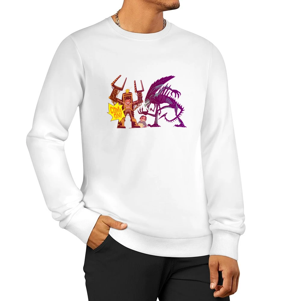 fiction movie alien Men Pullover Sweatshirt