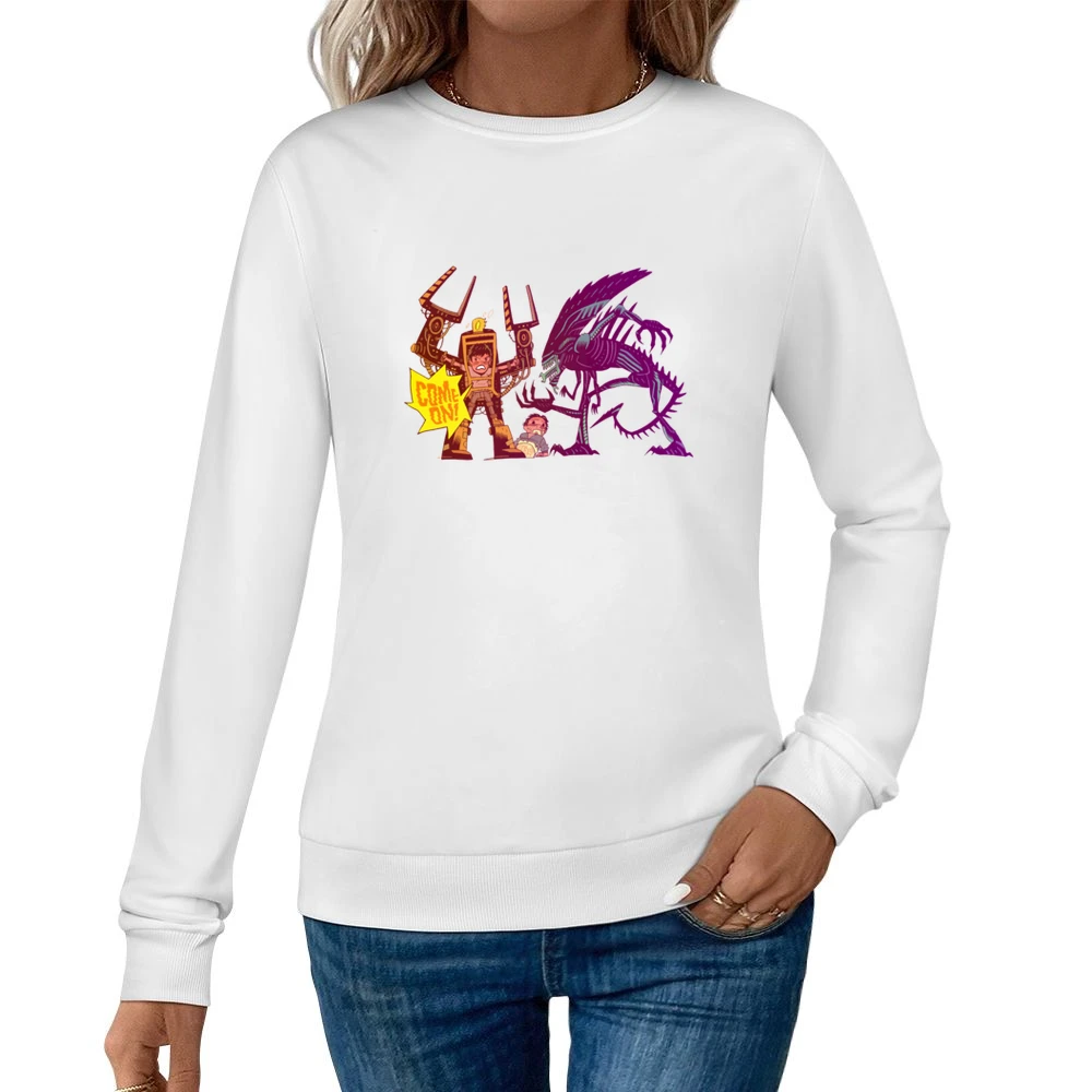 fiction movie alien Women Pullover Sweatshirt